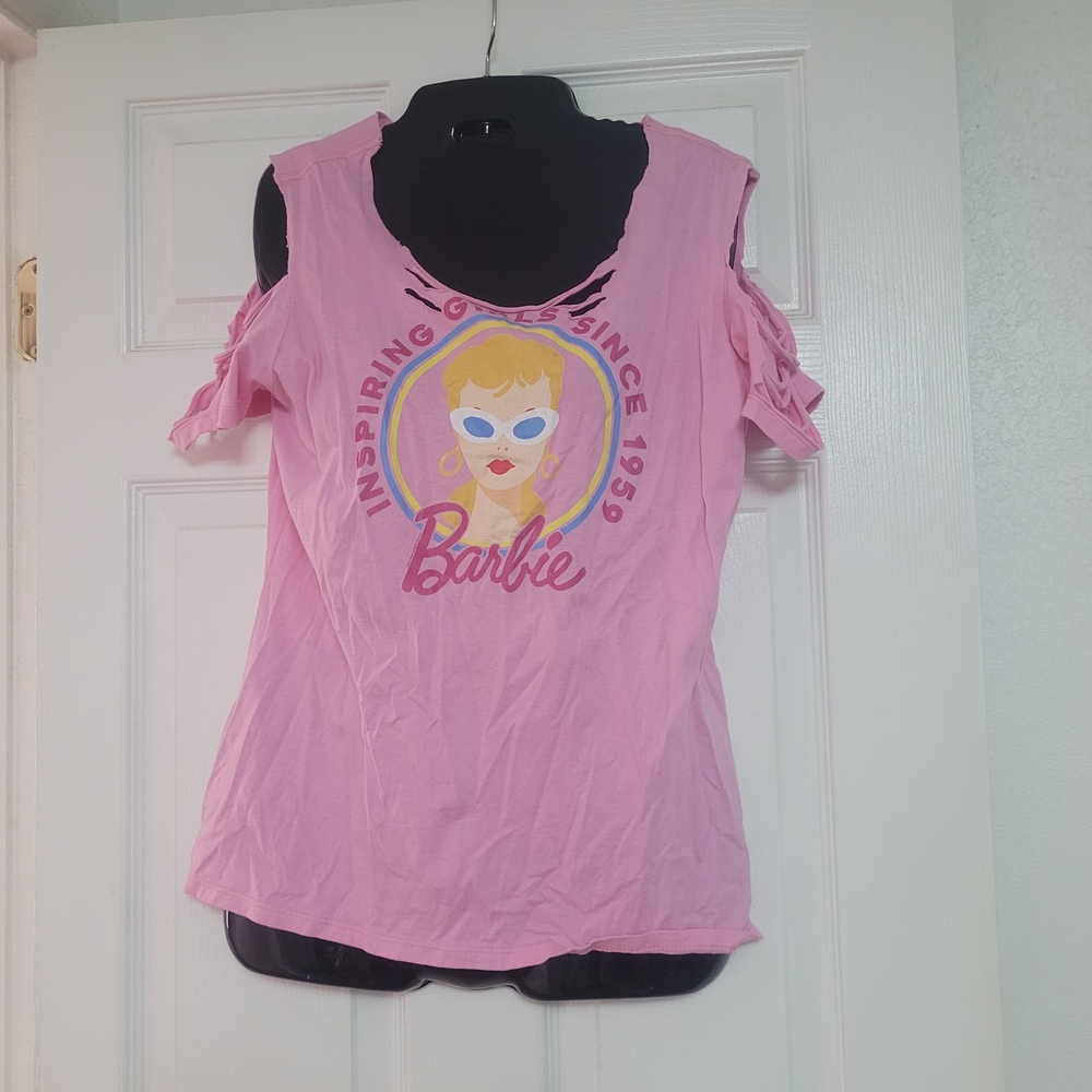 Mattel Pink Logo T-Shirt